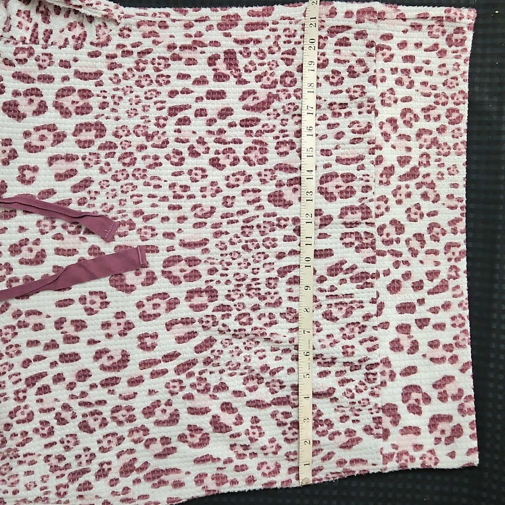 Como Vintage, Plum and white spotted blouse, long-sleeve, size XXL - Picture 10 of 12